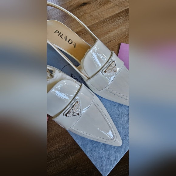 Prada Patent leather slingbacks 37.5 - Picture 3 of 13
